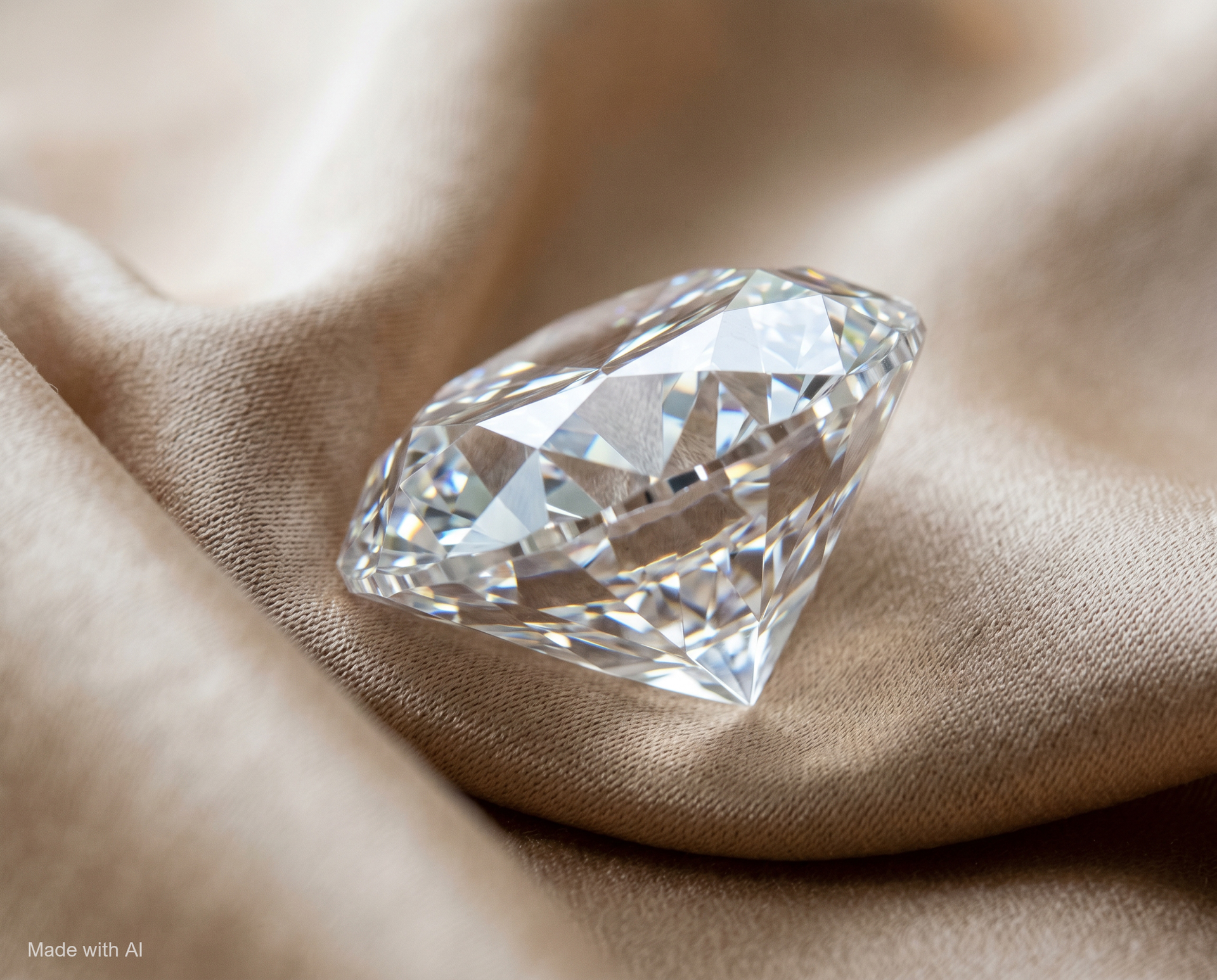 ein funkelnder Lab-Grown-Diamond