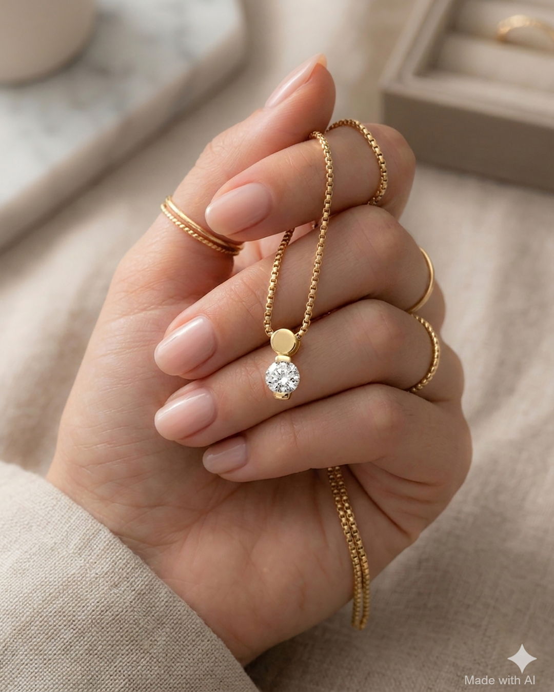 Labordiamantkette